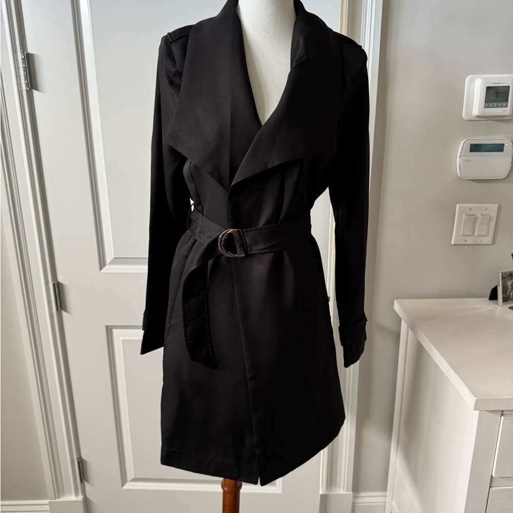 Black Belted Women's blazer